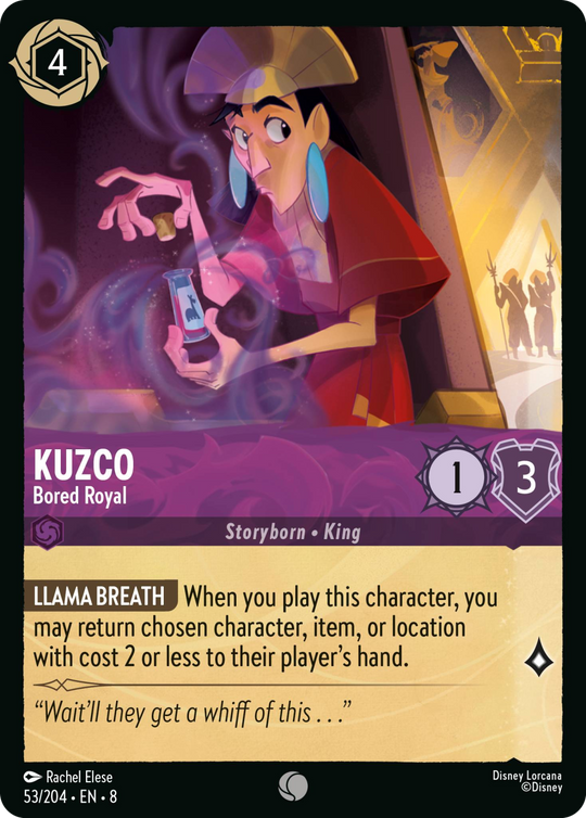 8ROF-053, C, Kuzco - Bored Royal