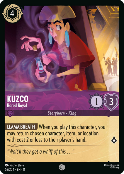 8ROF-053, C, Kuzco - Bored Royal