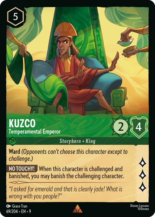 9FAB-069, R, Kuzco - Temperamental Emperor (Foil)
