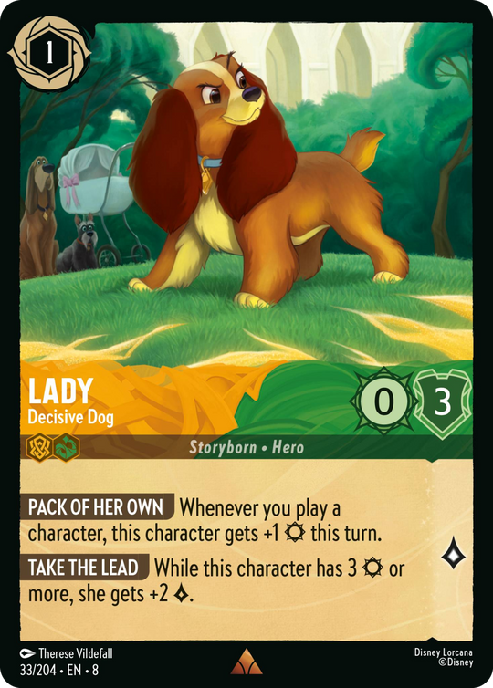 8ROF-033, R, Lady - Decisive Dog