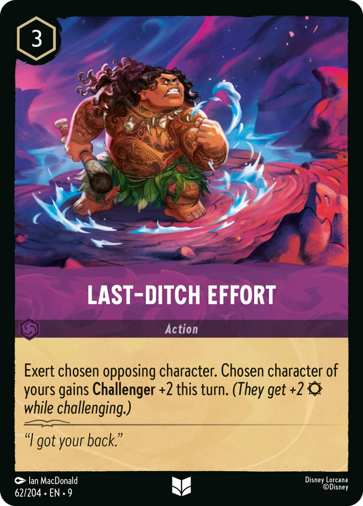 9FAB-062, UC, Last-Ditch Effort (Foil)