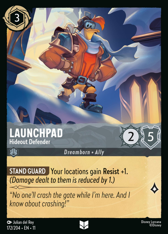 11WSP-172, UC, Launchpad - Hideout Defender (Foil)