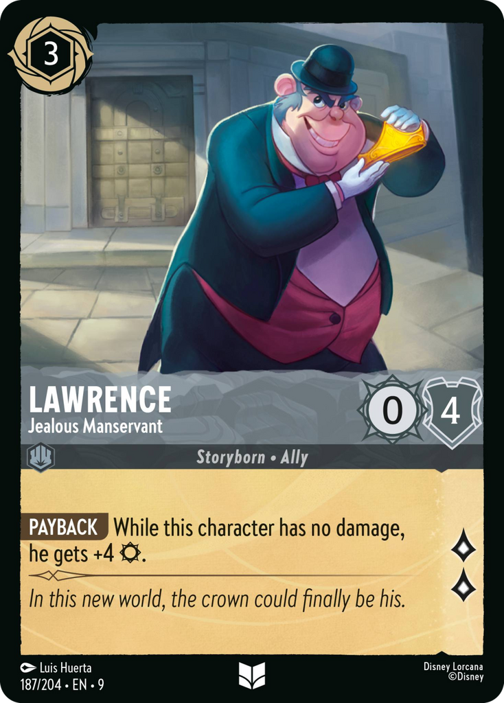 9FAB-187, UC, Lawrence - Jealous Manservant (Foil)