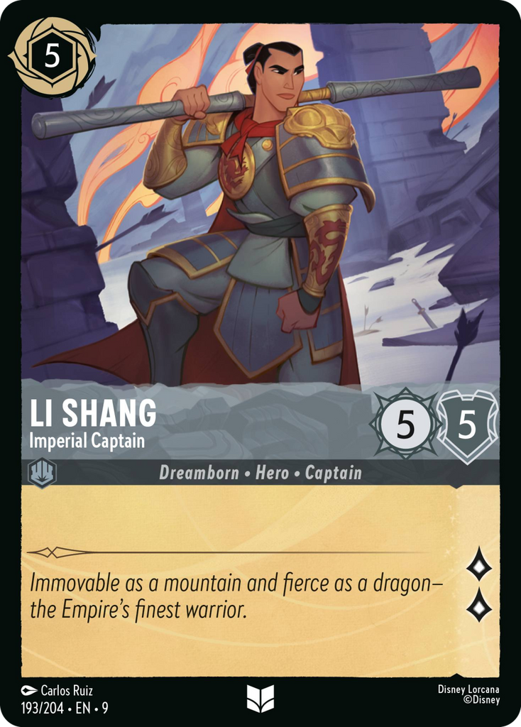 9FAB-193, UC, Li Shang - Imperial Captain