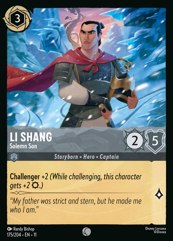 11WSP-175, C, Li Shang - Solemn Son