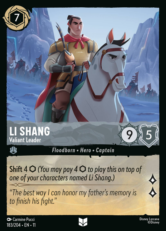 11WSP-183, UC, Li Shang - Valiant Leader
