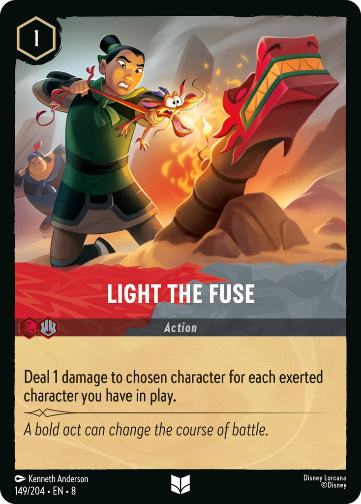 8ROF-149, UC, Light the Fuse (Foil)