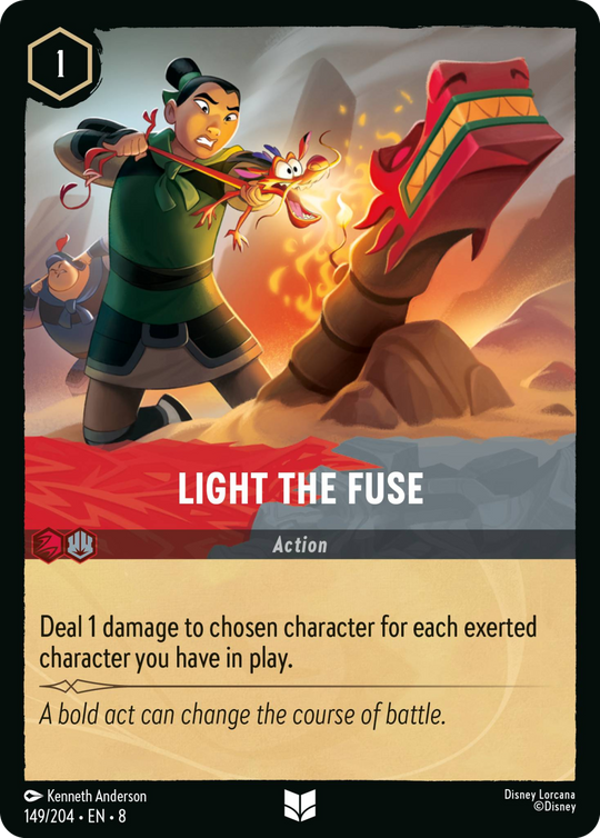 8ROF-149, UC, Light the Fuse (Foil)