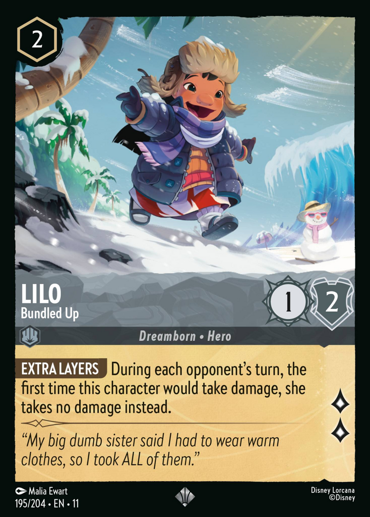 11WSP-195, SR, Lilo - Bundled Up (Foil)