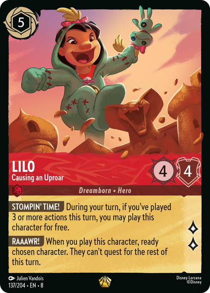 8ROF-137, L, Lilo - Causing an Uproar (Foil)