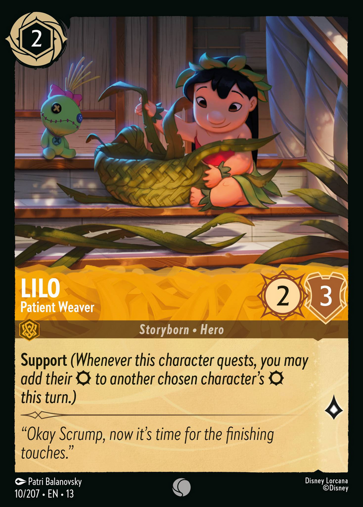 13ATK-010, C, Lilo – Patient Weaver