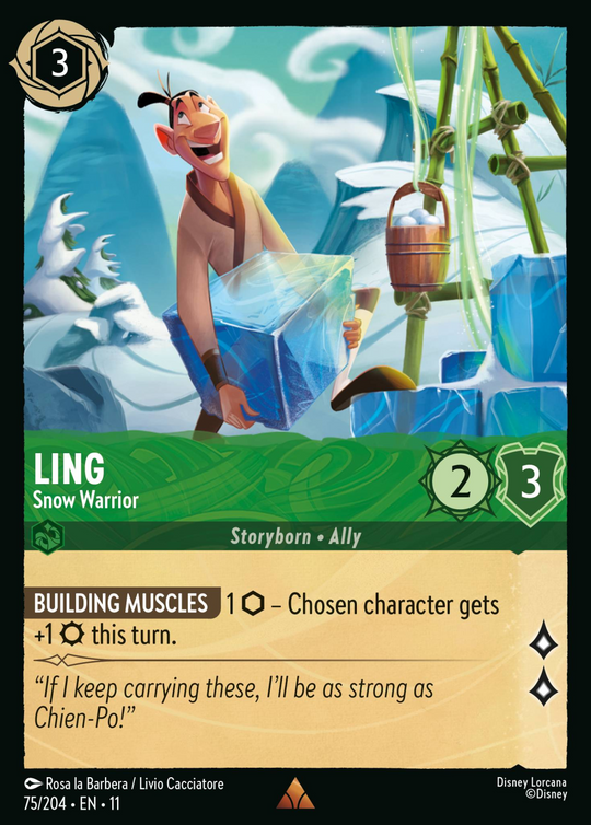 11WSP-075, R, Ling - Snow Warrior (Foil)