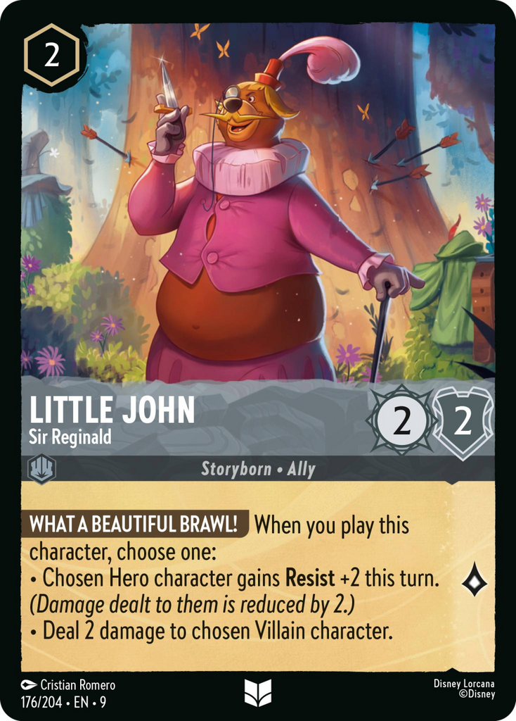 9FAB-176, UC, Little John - Sir Reginald (Foil)