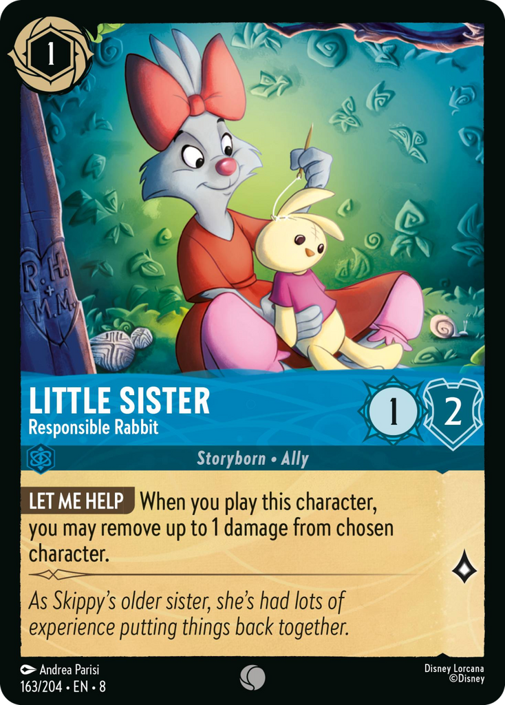 8ROF-163, C, Little Sister - Responsible Rabbit