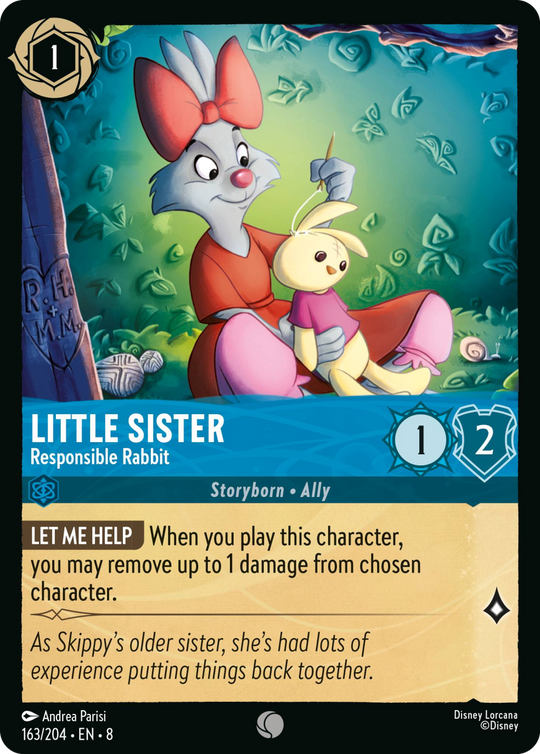 8ROF-163, C, Little Sister - Responsible Rabbit