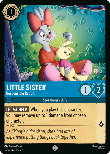 8ROF-163, C, Little Sister - Responsible Rabbit