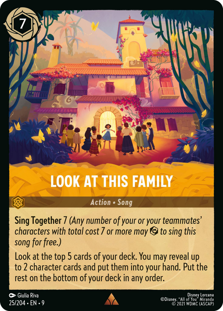 9FAB-025, R, Look at this Family (Foil)