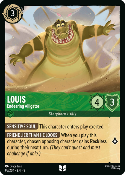 8ROF-095, UC, Louis - Endearing Alligator