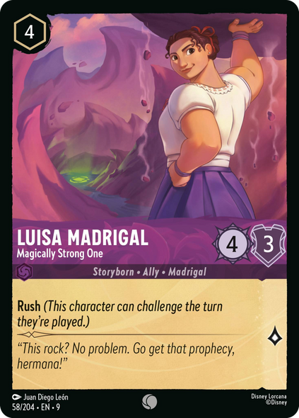 9FAB-058, C, Luisa Madrigal - Magically Strong One