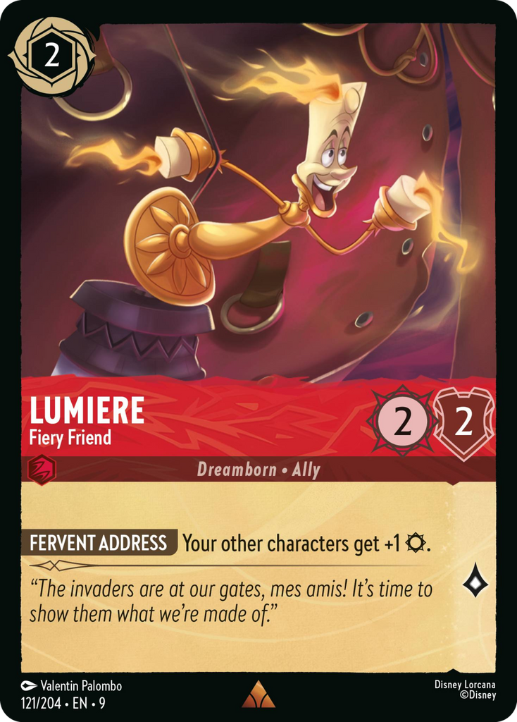 9FAB-121, R, Lumiere - Fiery Friend