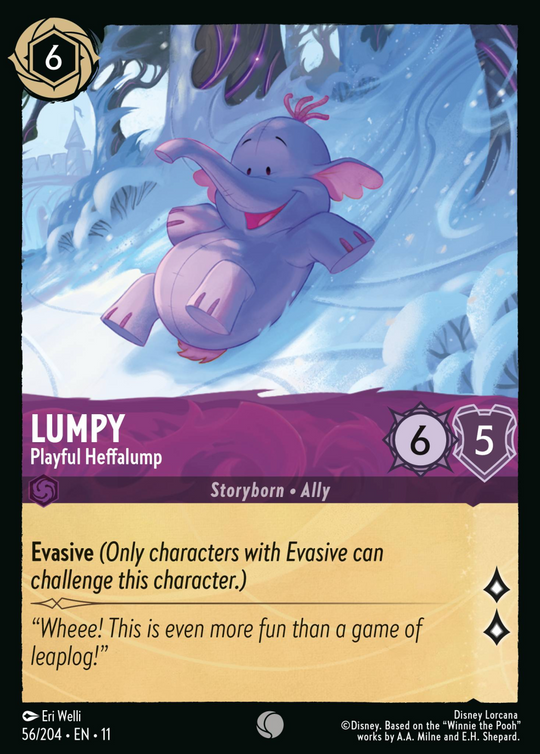 11WSP-056, C, Lumpy - Playful Heffalump