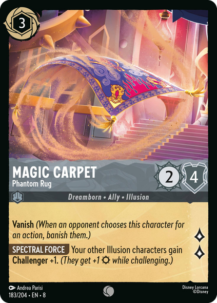 8ROF-183, C, Magic Carpet - Phantom Rug (Foil)