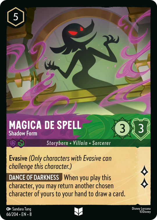 8ROF-066, UC, Magica De Spell - Shadow Form