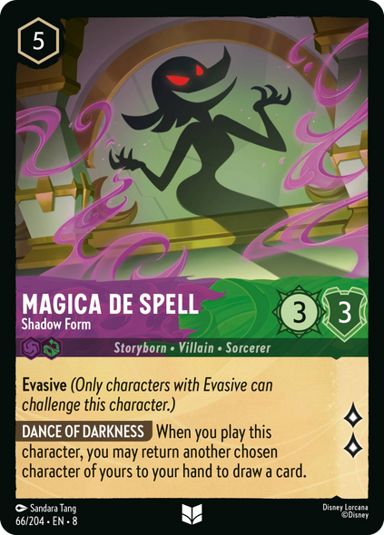 8ROF-066, UC, Magica De Spell - Shadow Form (Foil)