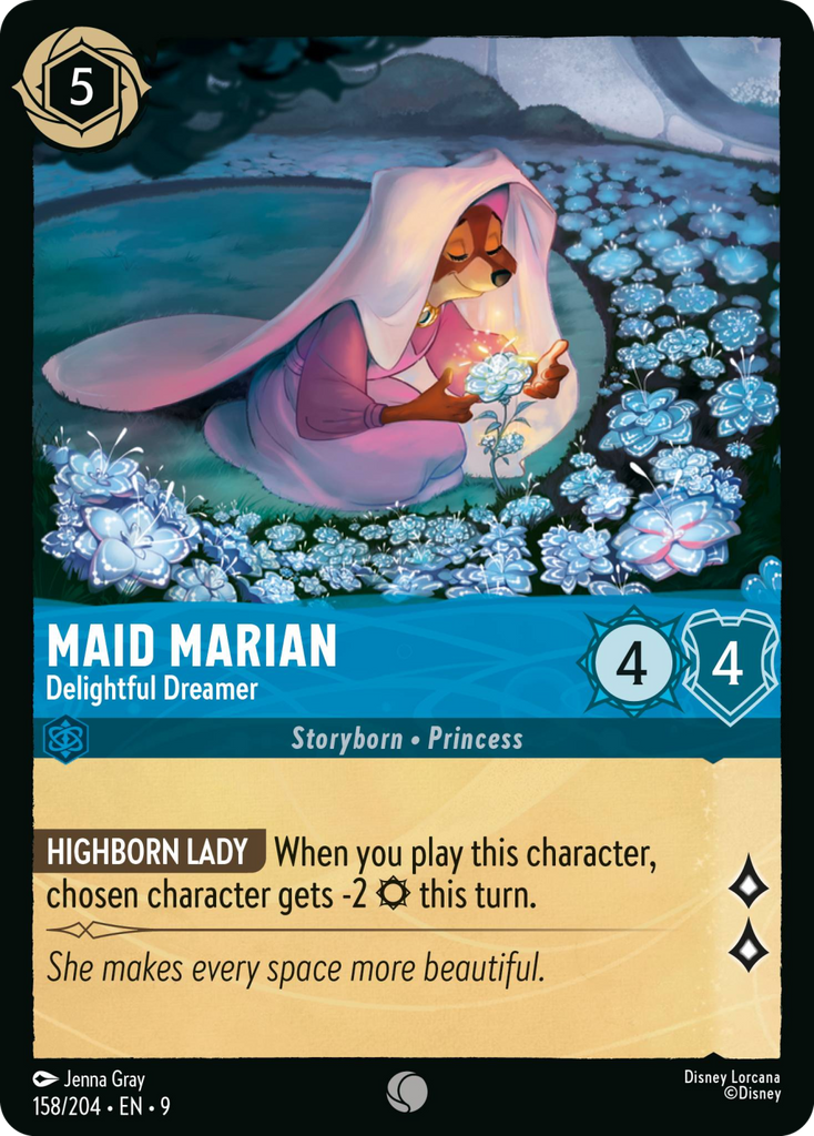 9FAB-158, C, Maid Marian - Delightful Dreamer (Foil)