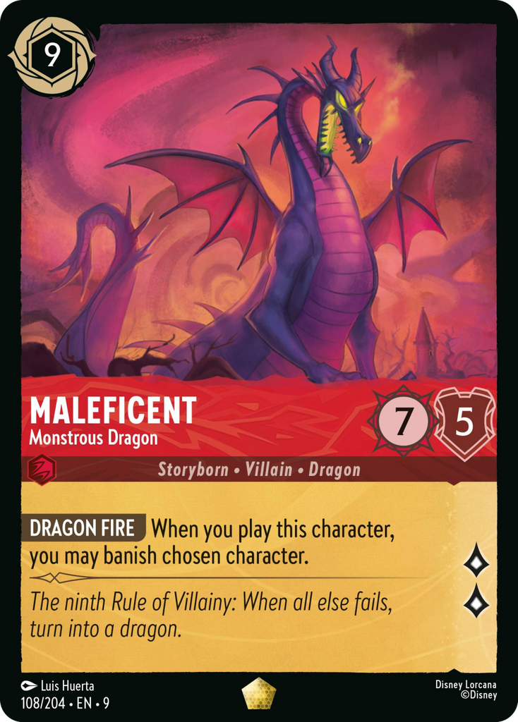 9FAB-108, L, Maleficent - Monstrous Dragon