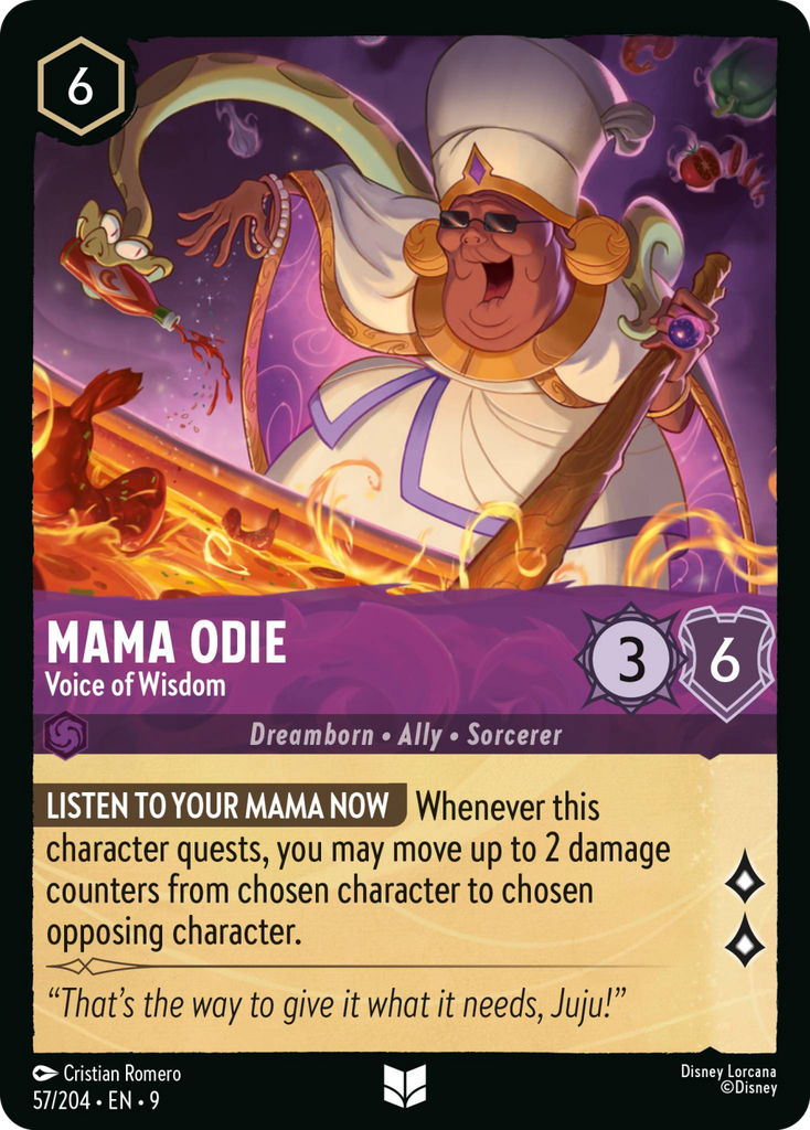 9FAB-057, UC, Mama Odie - Voice of Wisdom (Foil)