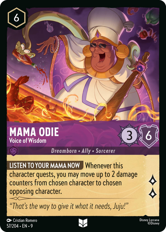 9FAB-057, UC, Mama Odie - Voice of Wisdom (Foil)