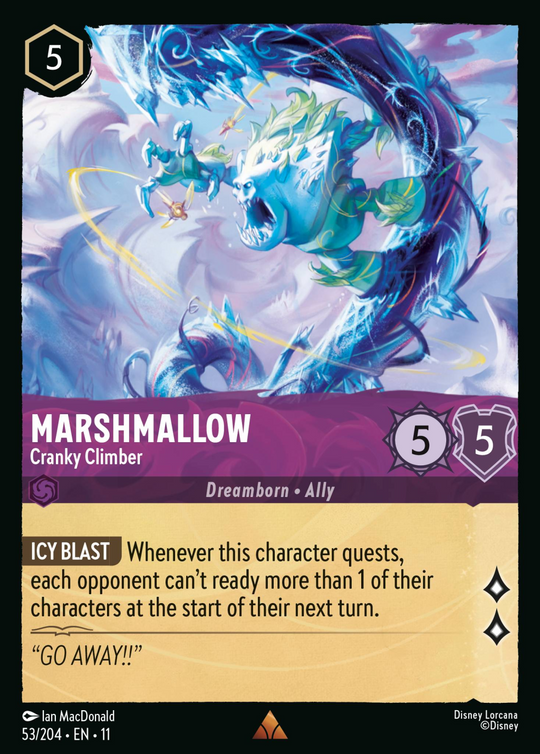 11WSP-053, R, Marshmallow - Cranky Climber