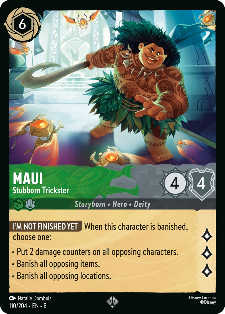 8ROF-110, SR, Maui - Stubborn Trickster (Foil)