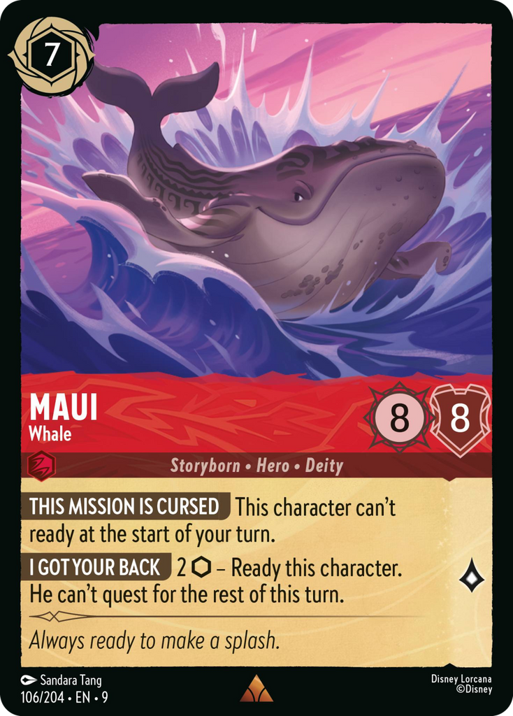9FAB-106, R, Maui - Whale (Foil)