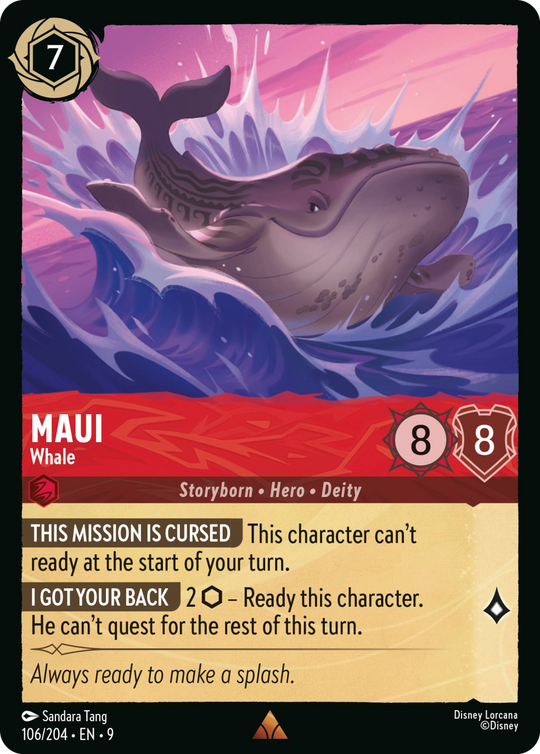 9FAB-106, R, Maui - Whale (Foil)