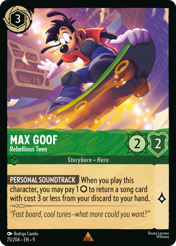9FAB-075, R, Max Goof - Rebellious Teen