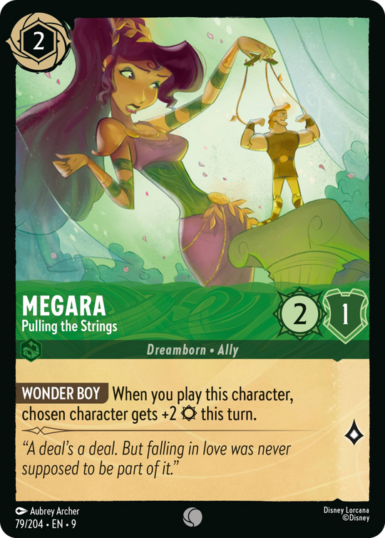 9FAB-079, C, Megara - Pulling the Strings (Foil)