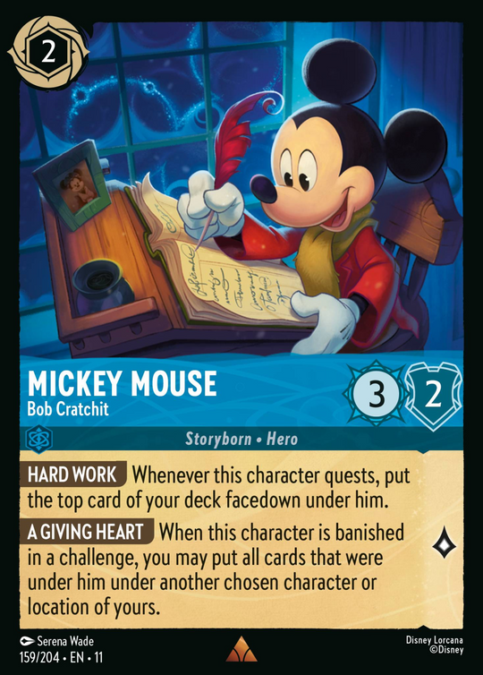 11WSP-159, R, Mickey Mouse - Bob Cratchit