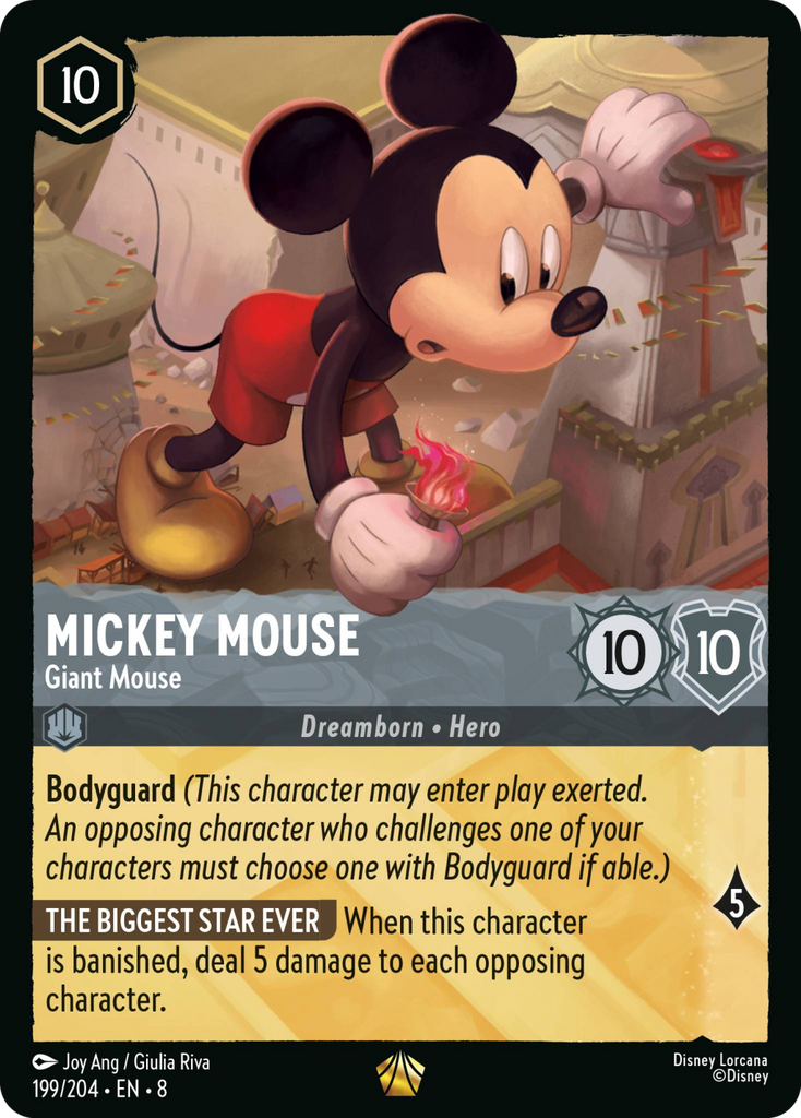8ROF-199, L, Mickey Mouse - Giant Mouse (Foil)