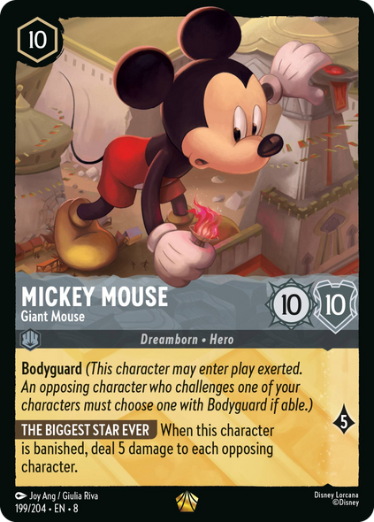 8ROF-199, L, Mickey Mouse - Giant Mouse (Foil)