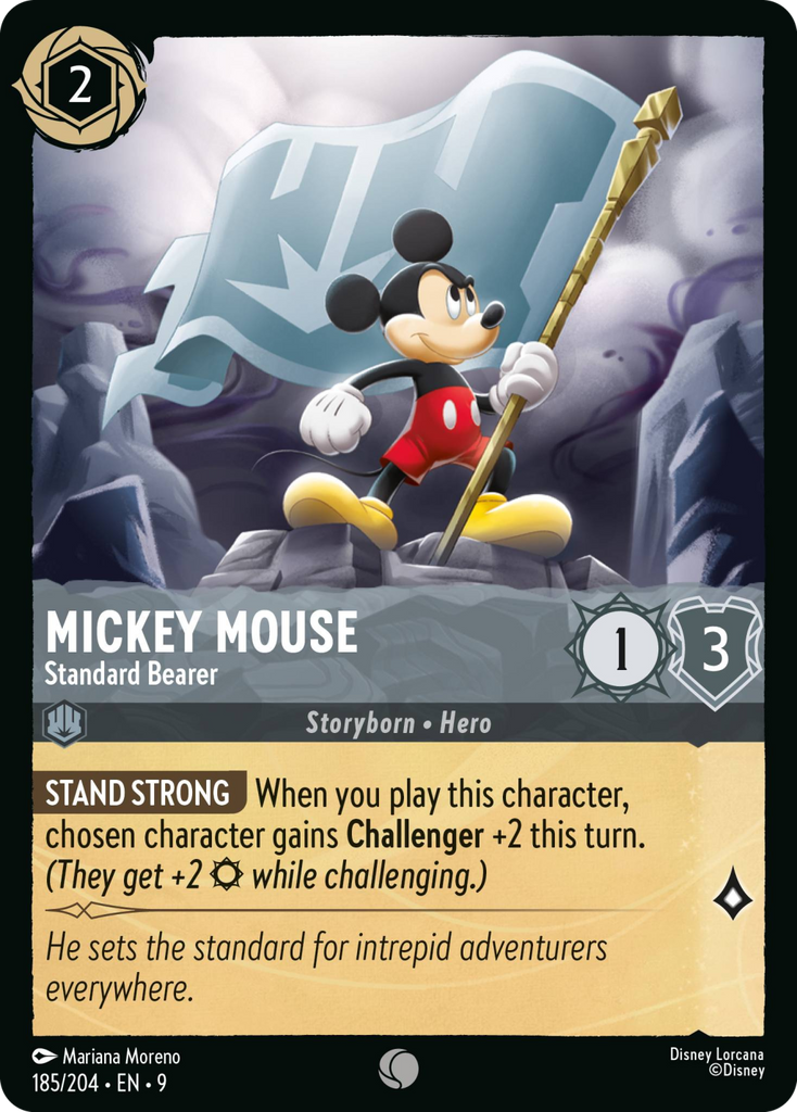 9FAB-185, C, Mickey Mouse - Standard Bearer
