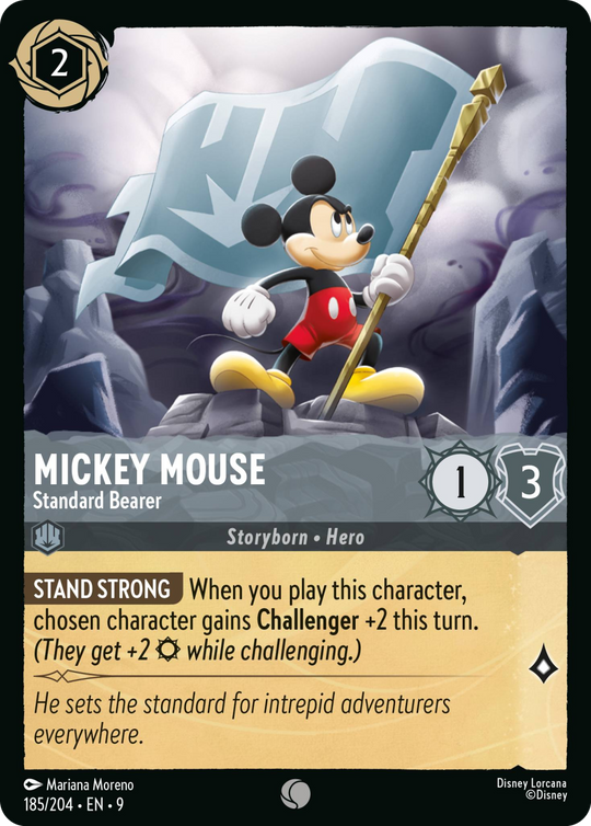 9FAB-185, C, Mickey Mouse - Standard Bearer