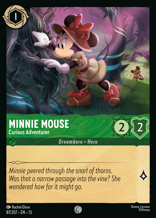 13ATK-087, C, Minnie Mouse - Curious Adventurer