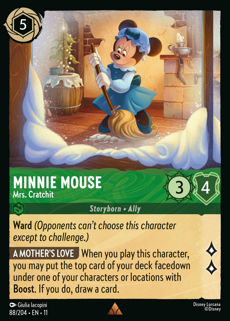 11WSP-088, R, Minnie Mouse - Mrs. Cratchit