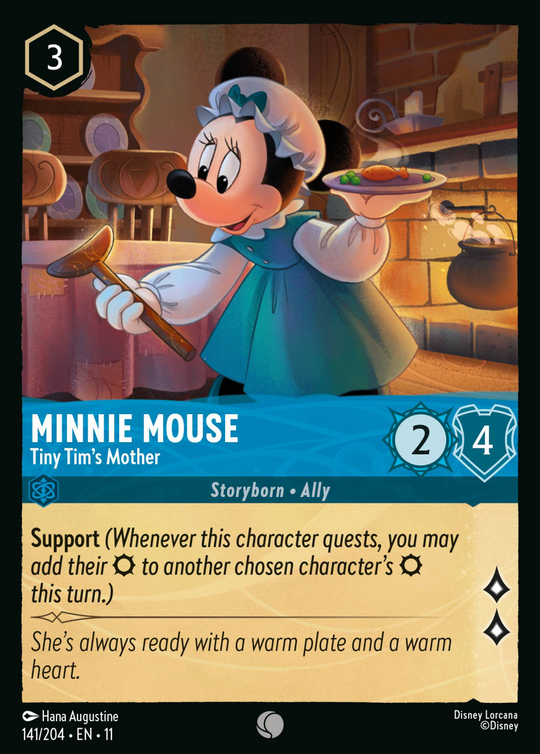 11WSP-141, C, Minnie Mouse - Tiny Tim's Mother (Foil)
