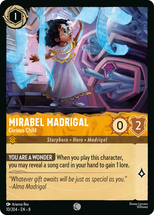 8ROF-010, C, Mirabel Madrigal - Curious Child (Foil)