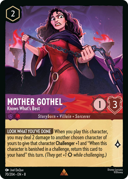 8ROF-070, R, Mother Gothel - Knows What's Best (Foil)