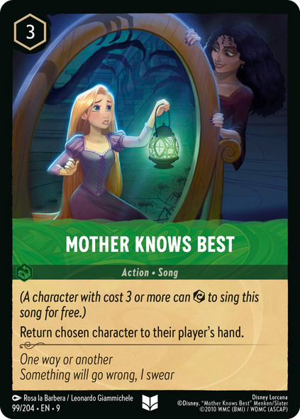 9FAB-099, UC, Mother Knows Best
