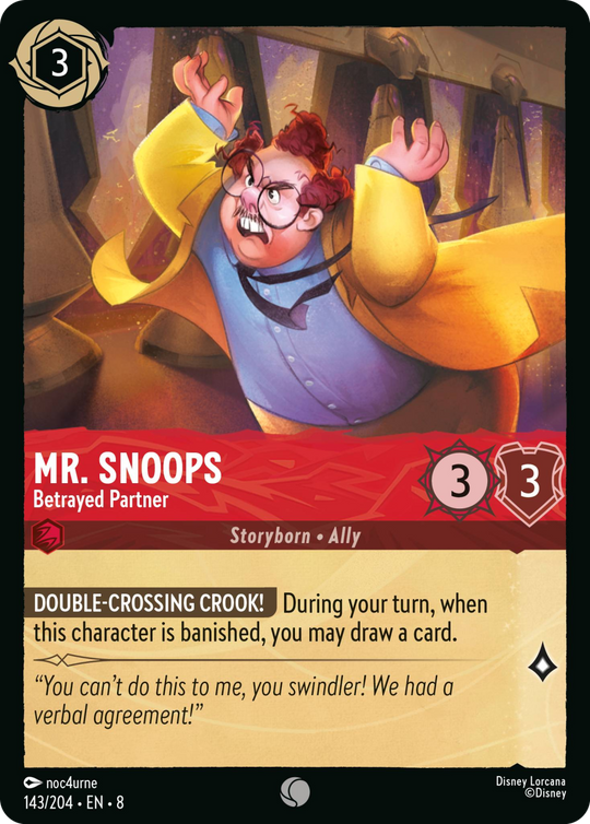 8ROF-143, C, Mr. Snoops - Betrayed Partner (Foil)